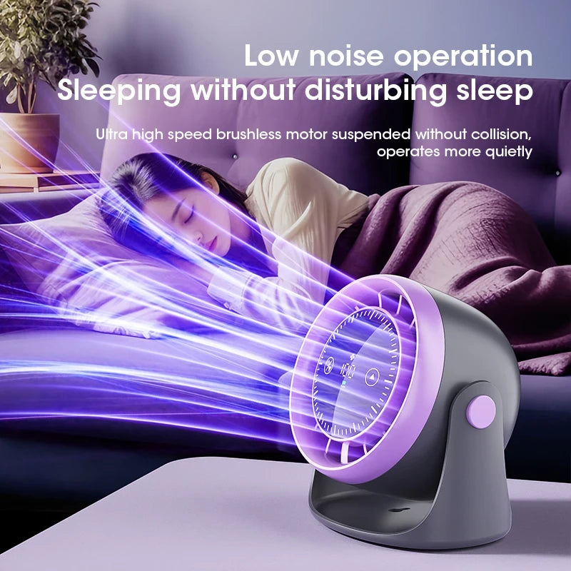 Touchscreen Portable Desk Fan